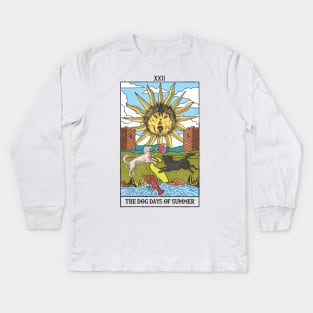 The Dog Days of Summer Kids Long Sleeve T-Shirt